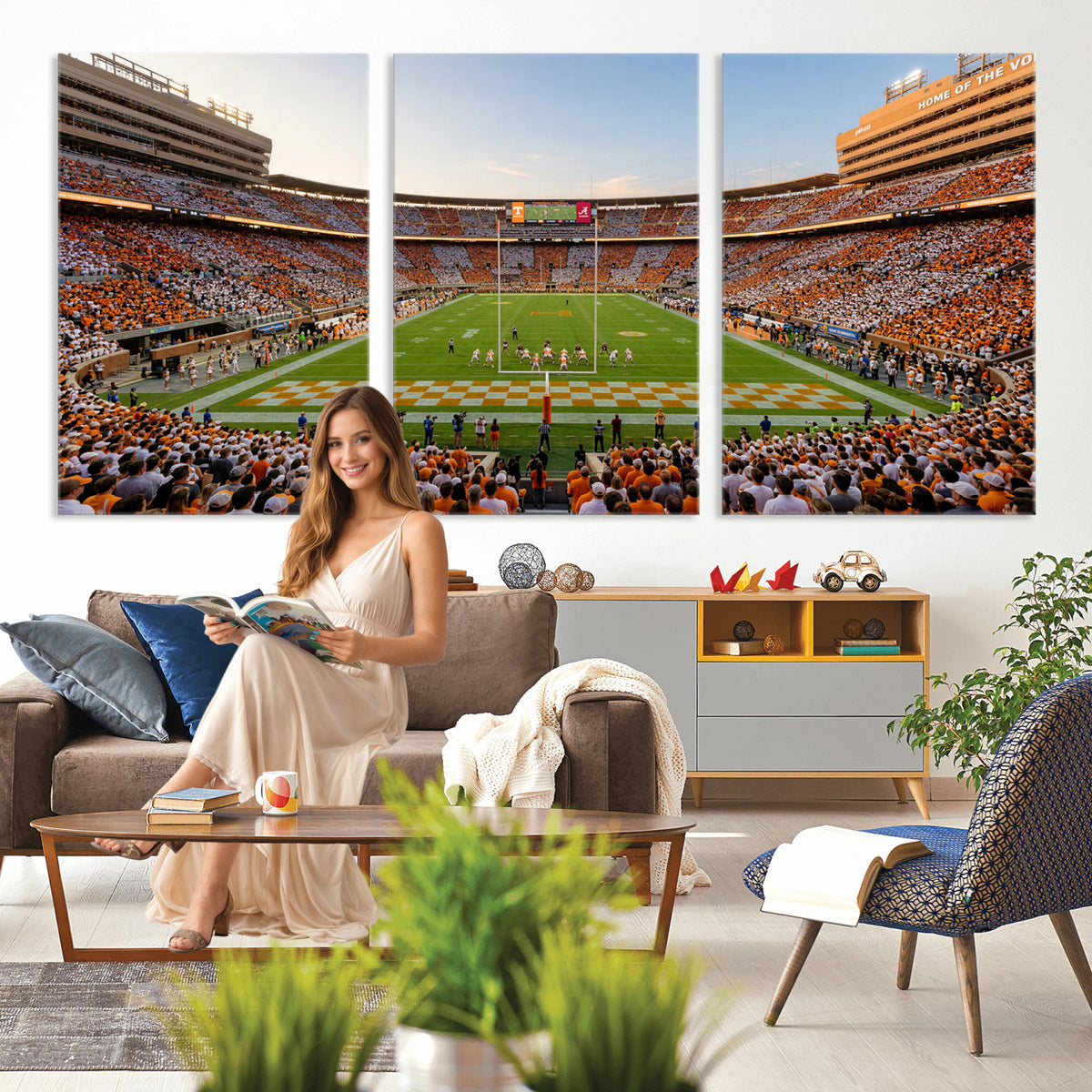 74509135-MGV-CV-36X24 - Stadium Wall Art Canvas Print
