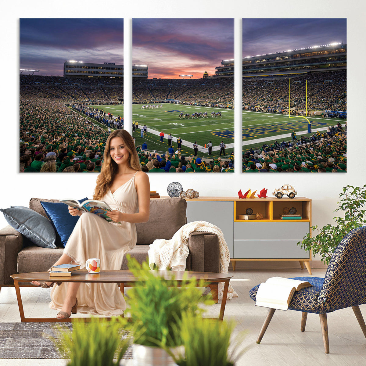 34836892-MGV-CV-36X24 - Stadium Wall Art Canvas Print