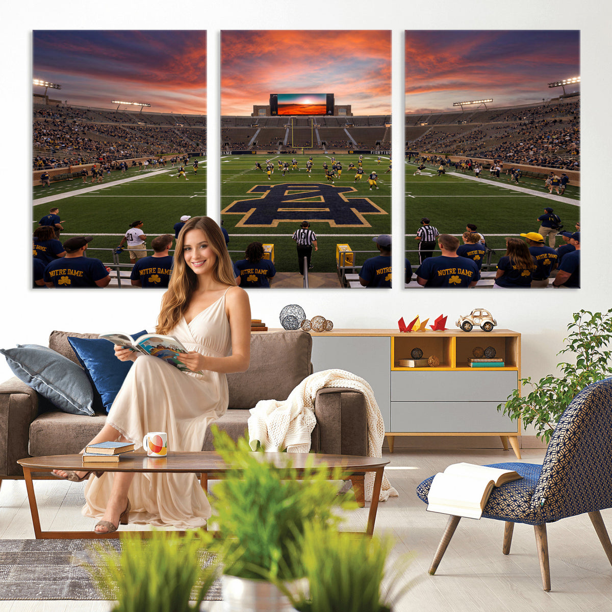 75411323-MGV-CV-36X24 - Stadium Wall Art Canvas Print