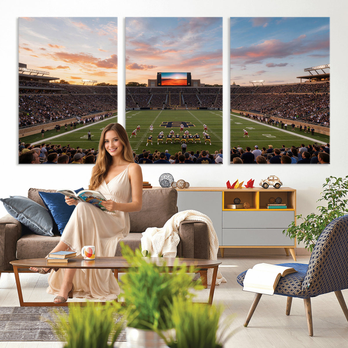 54464530-MGV-CV-36X24 - Stadium Wall Art Canvas Print