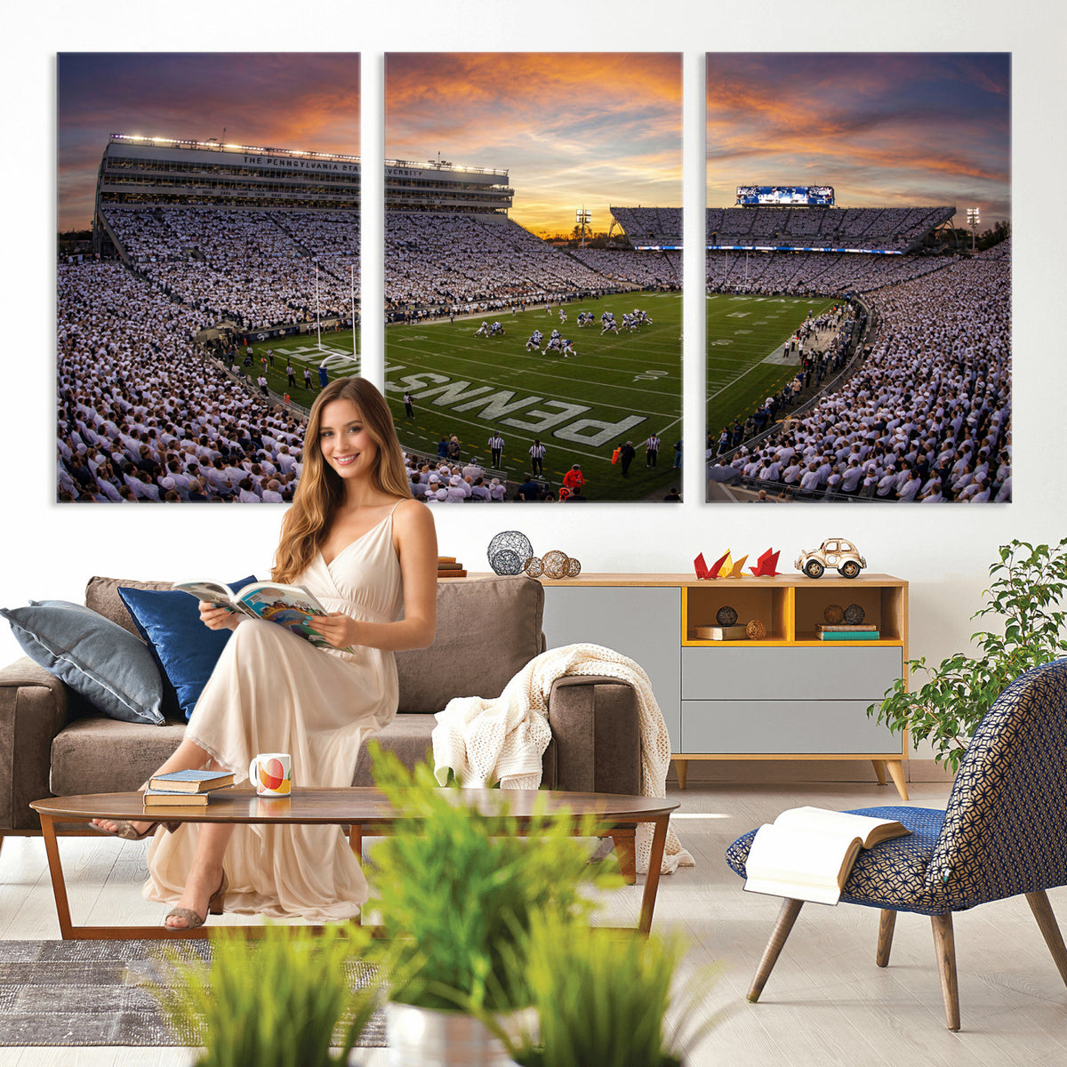 37485833-MGV-CV-36X24 - Stadium Wall Art Canvas Print