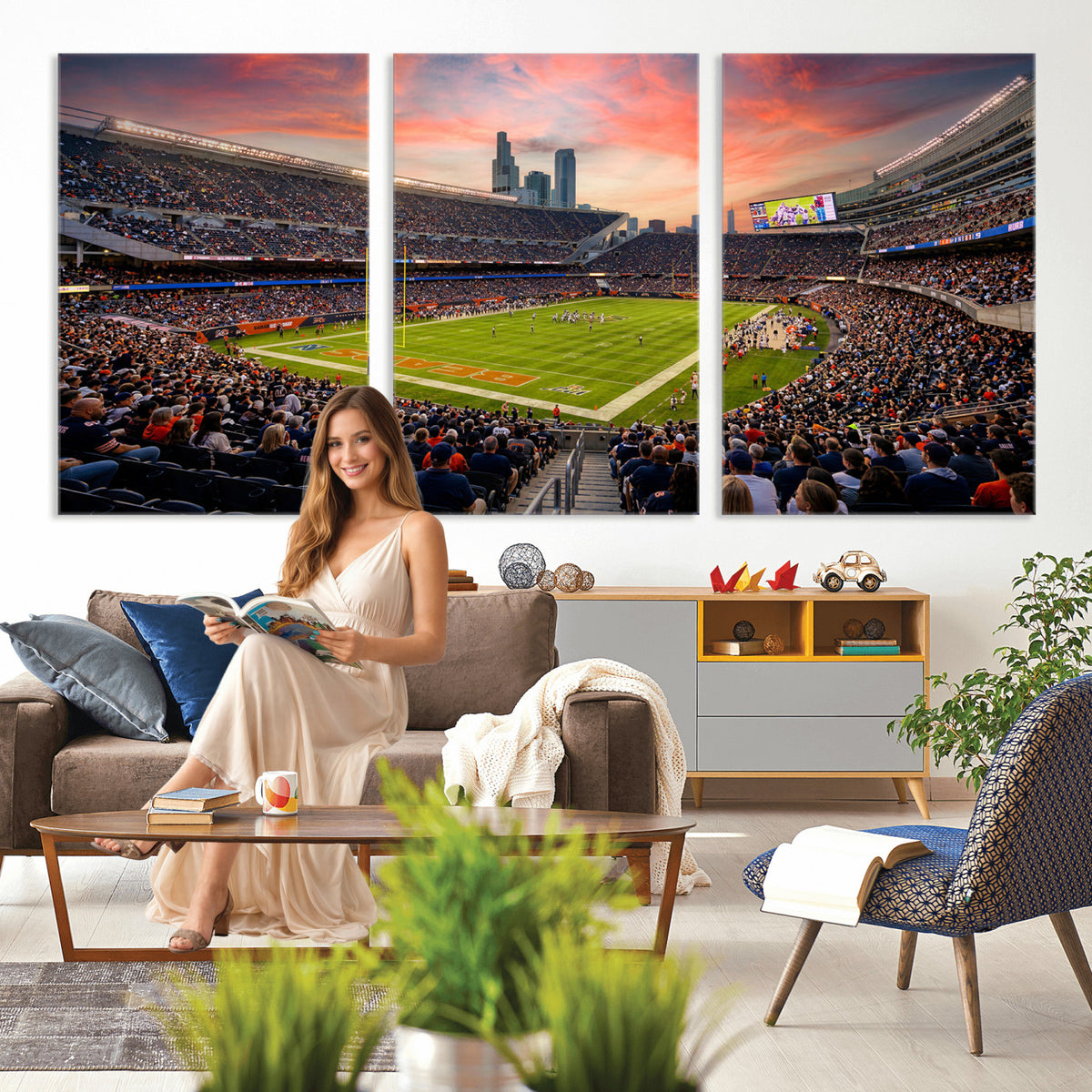 15295996-MGV-CV-36X24 - Stadium Wall Art Canvas Print