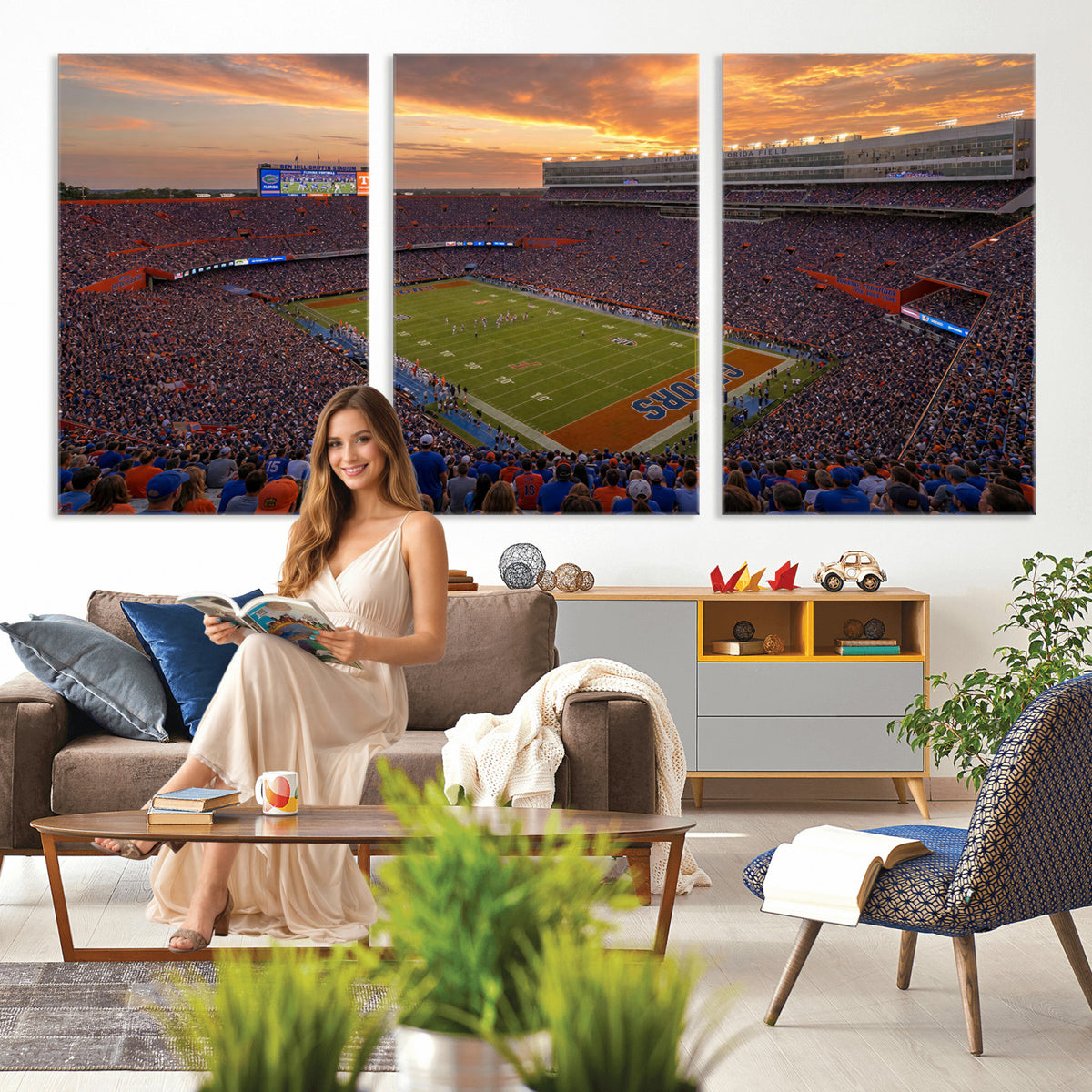 48009171-MGV-CV-36X24 - Stadium Wall Art Canvas Print