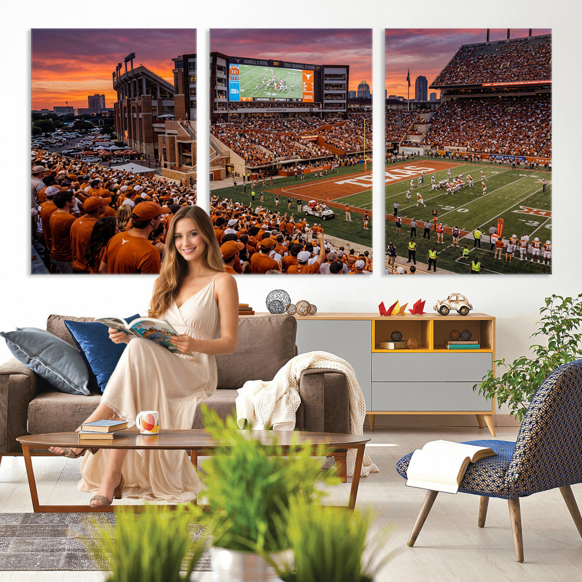 23743181-MGV-CV-36X24 - Stadium Wall Art Canvas Print
