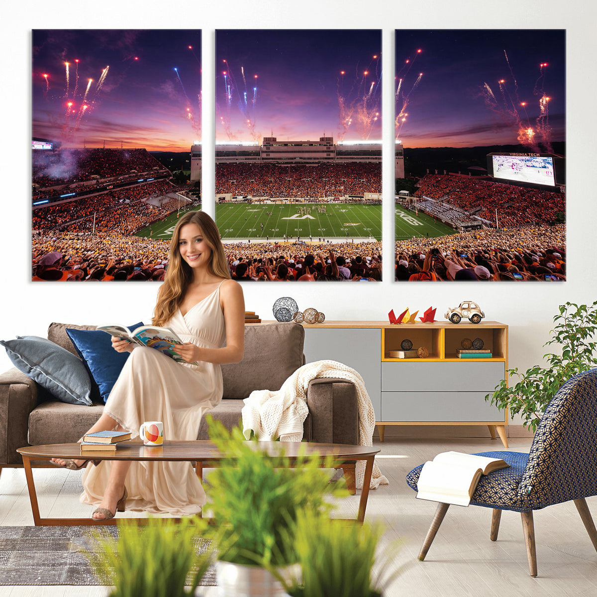 57314829-MGV-CV-36X24 - Stadium Wall Art Canvas Print