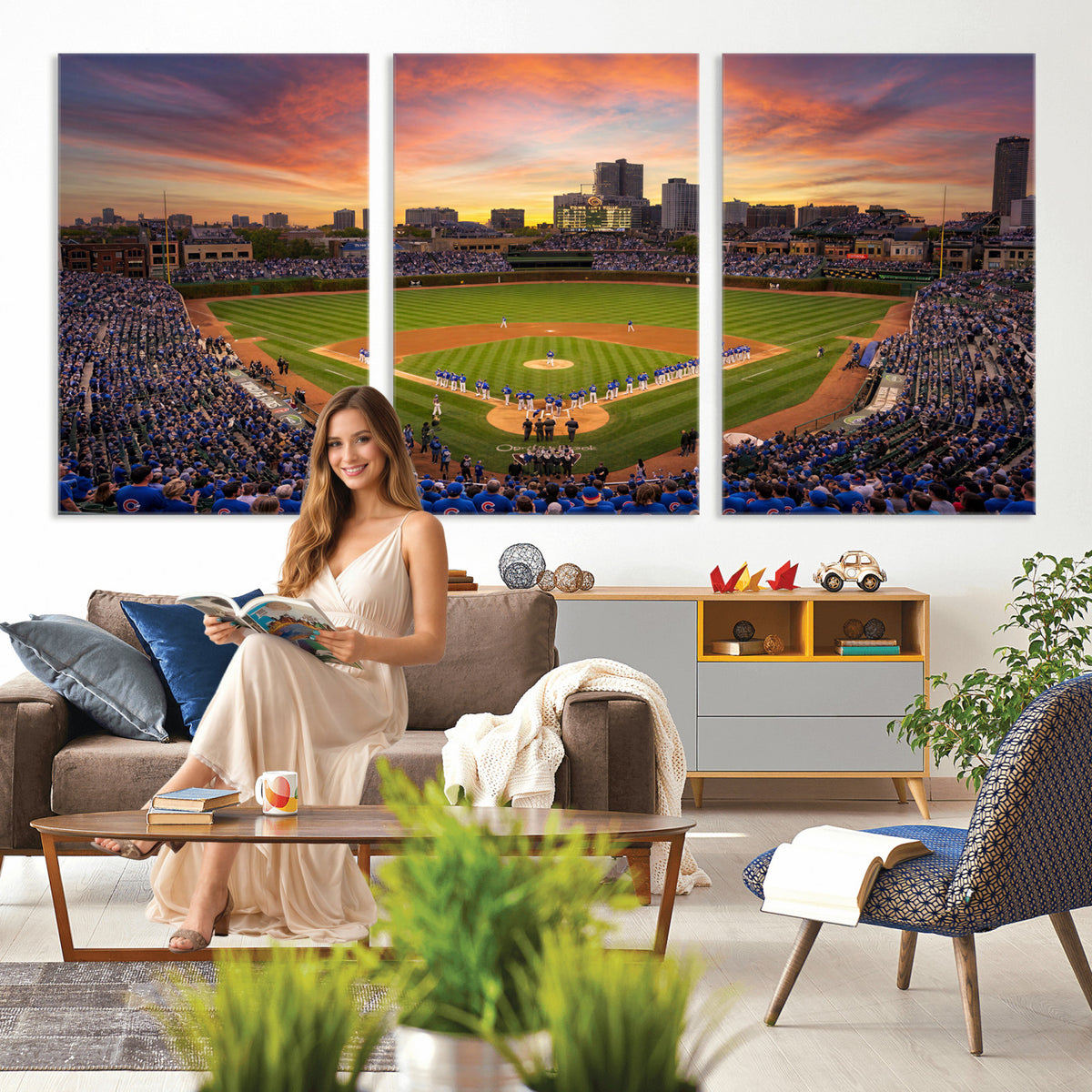 42812246-MGV-CV-36X24 - Stadium Wall Art Canvas Print