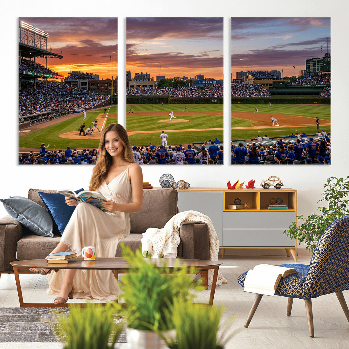 71103551-MGV-CV-36X24 - Stadium Wall Art Canvas Print
