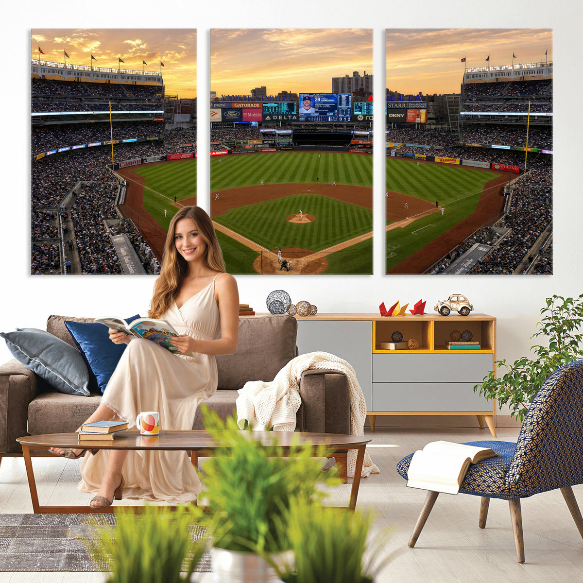 17396699-MGV-CV-36X24 - Stadium Wall Art Canvas Print