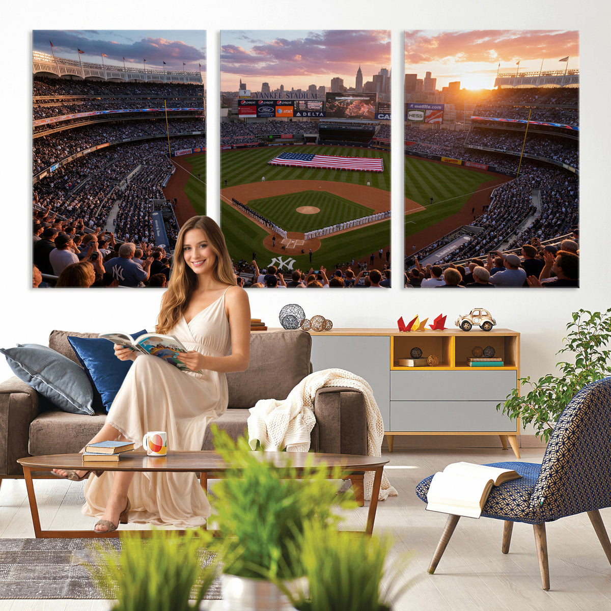 43632742-MGV-CV-36X24 - Stadium Wall Art Canvas Print