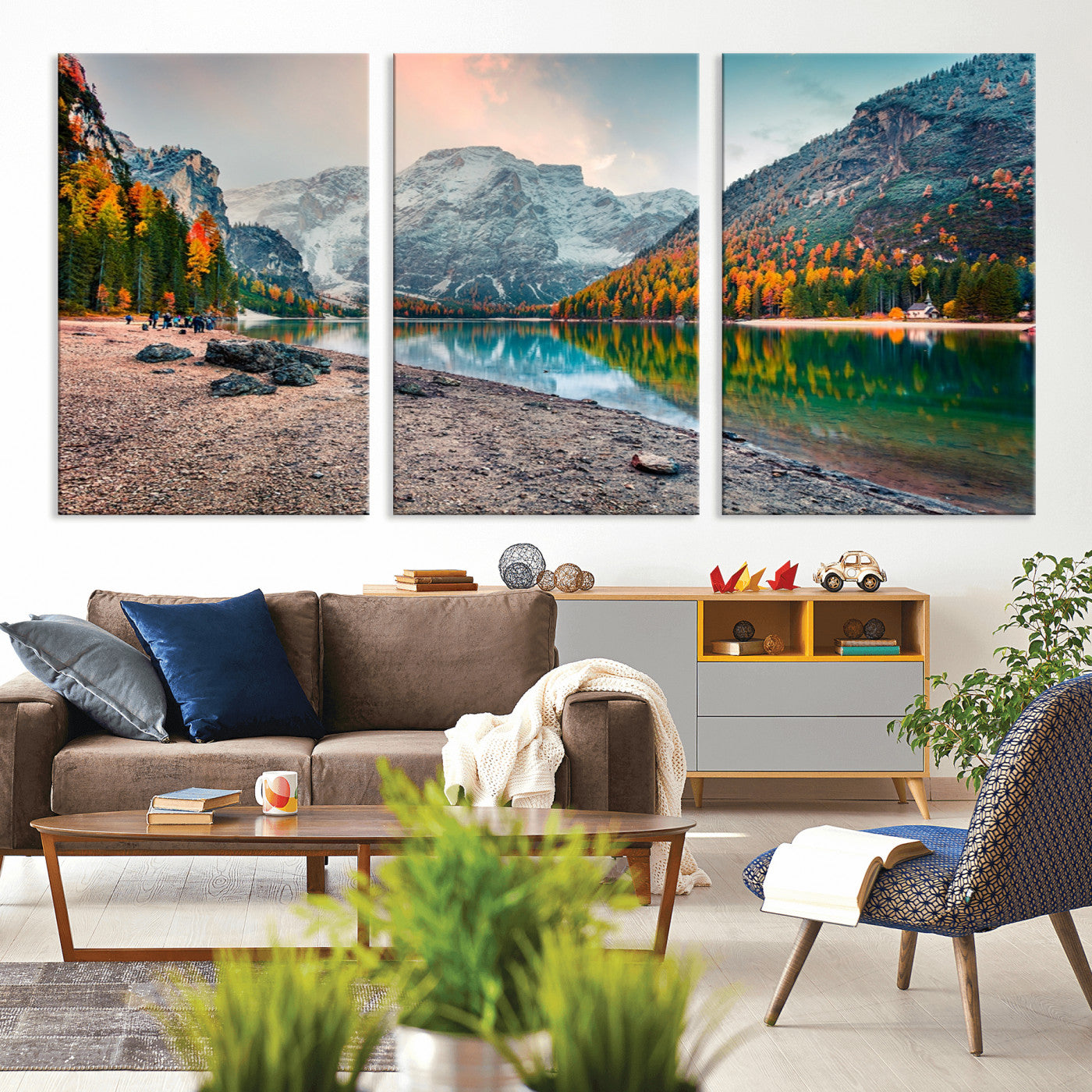 MGV-CV-60X30-3P - Spectacular Autumn Wall Art Canvas Print