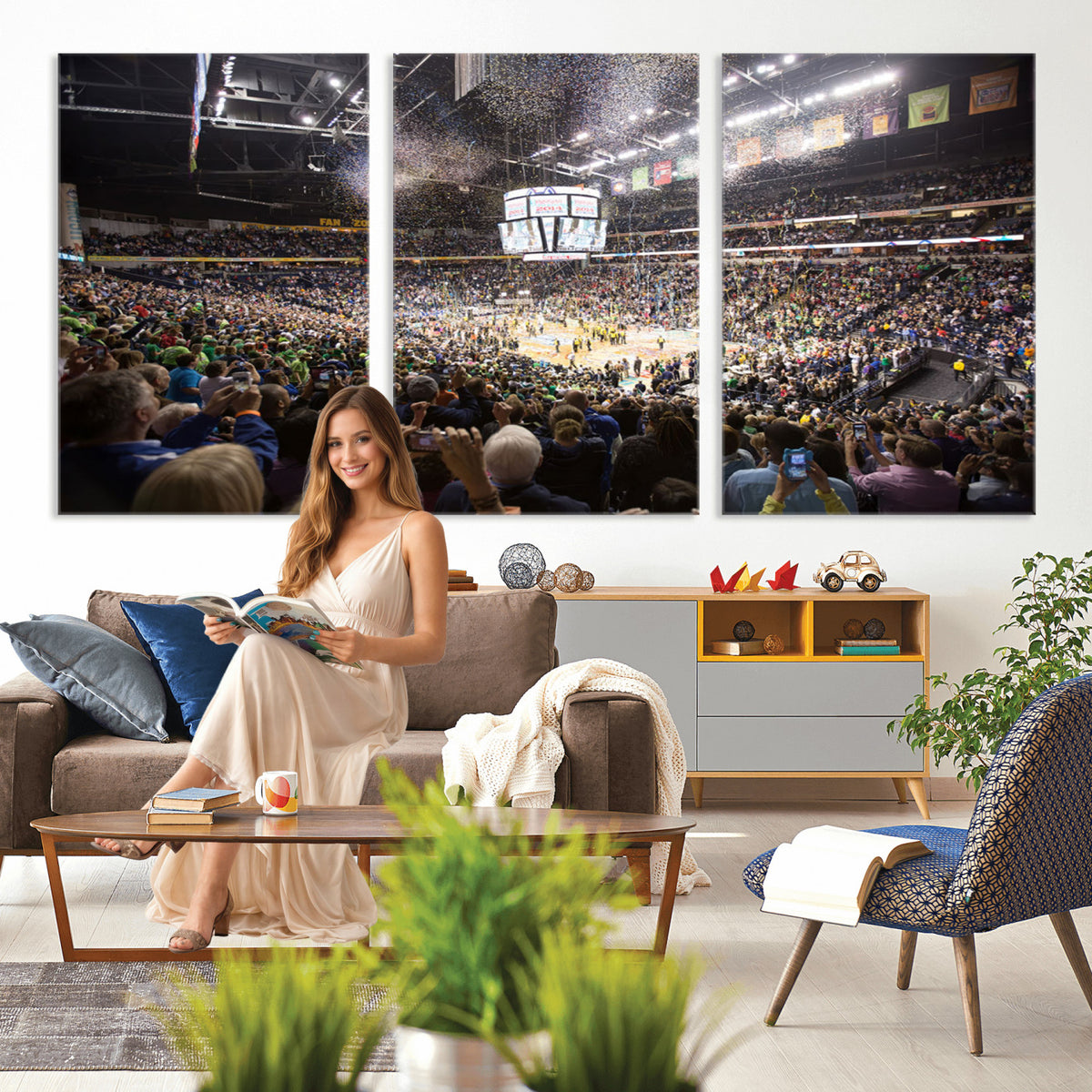 66251-MGV-CV-36X24 - Bridgestone Arena Wall Art Canvas, Nashville Predators