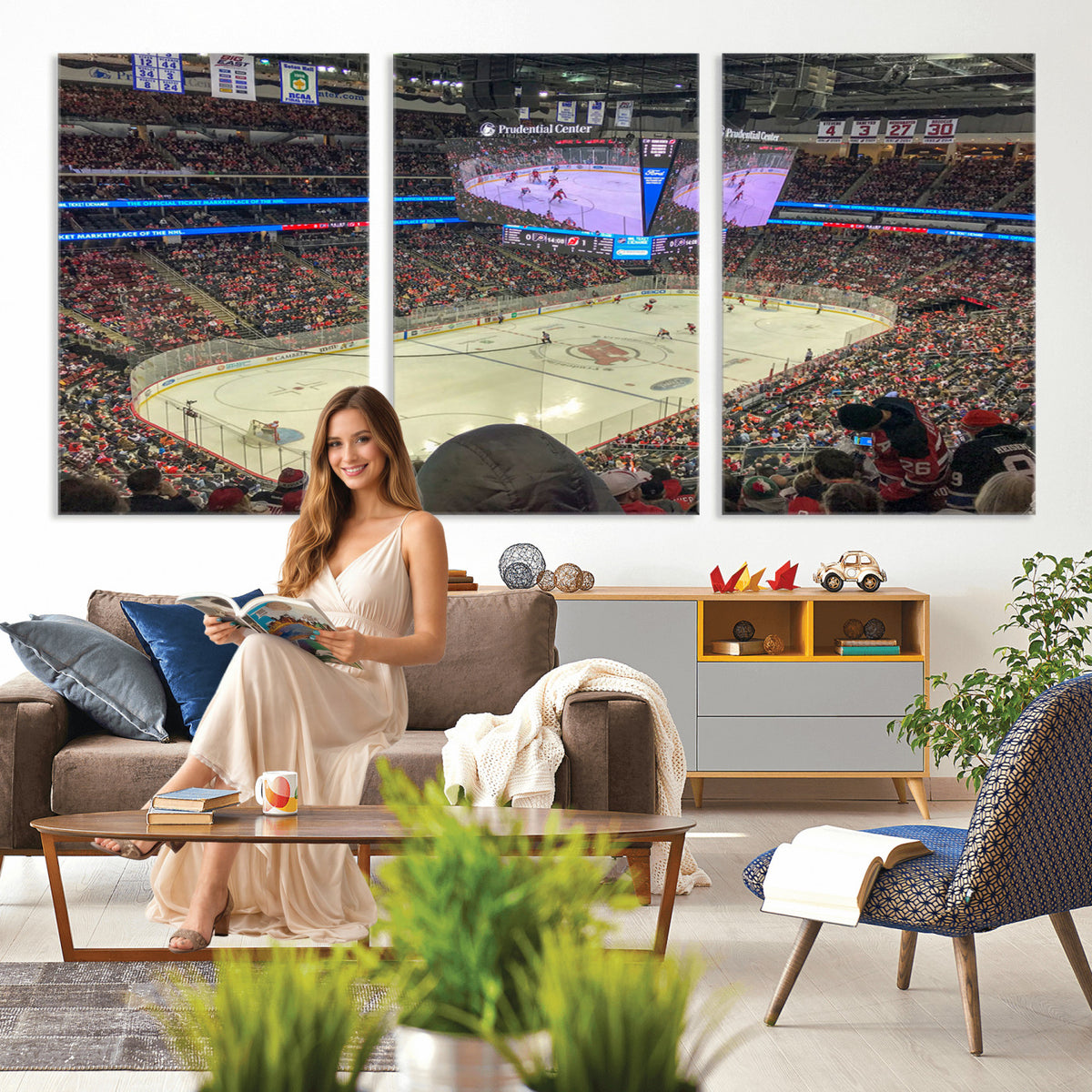 29638-MGV-CV-36X24 - Prudential Center Newark New Jersey Devils Hockey Stadium