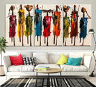 Edit-Images-Abstract African Women Wall Art Canvas Print