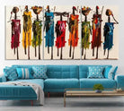 Edit-Images-Abstract African Women Wall Art Canvas Print