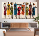 Edit-Images-Abstract African Women Wall Art Canvas Print