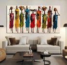 Edit-Images-Abstract African Women Wall Art Canvas Print