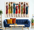 Edit-Images-Abstract African Women Wall Art Canvas Print