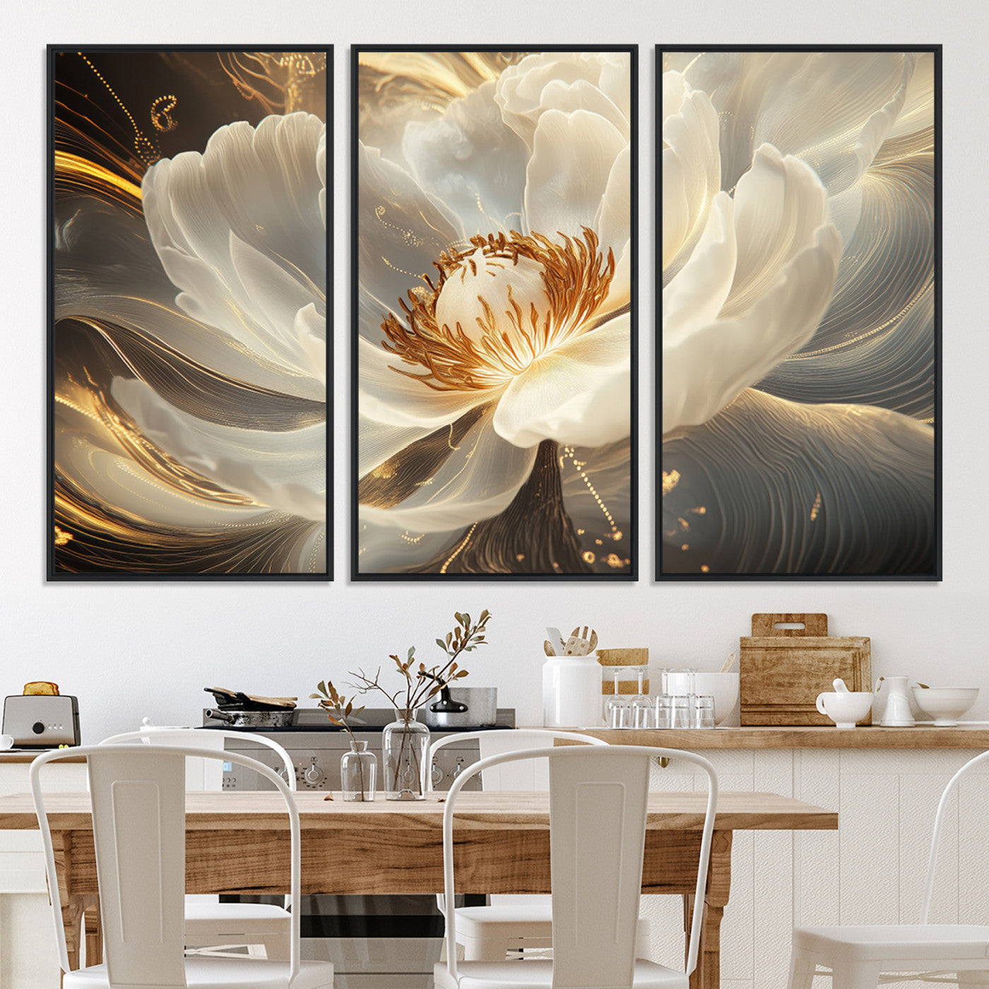 88383-MGV-CV-36X24-Abstract Floral Wall Art Canvas Print