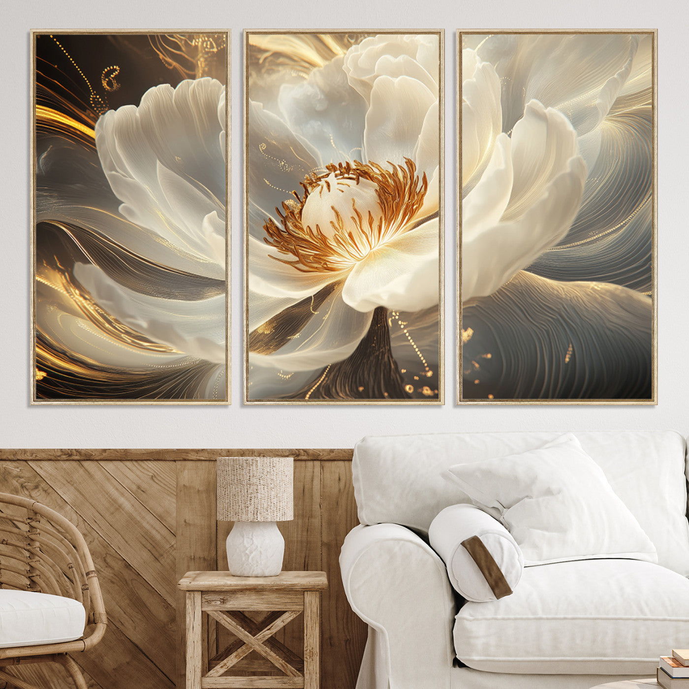 88383-MGV-CV-36X24-Abstract Floral Wall Art Canvas Print