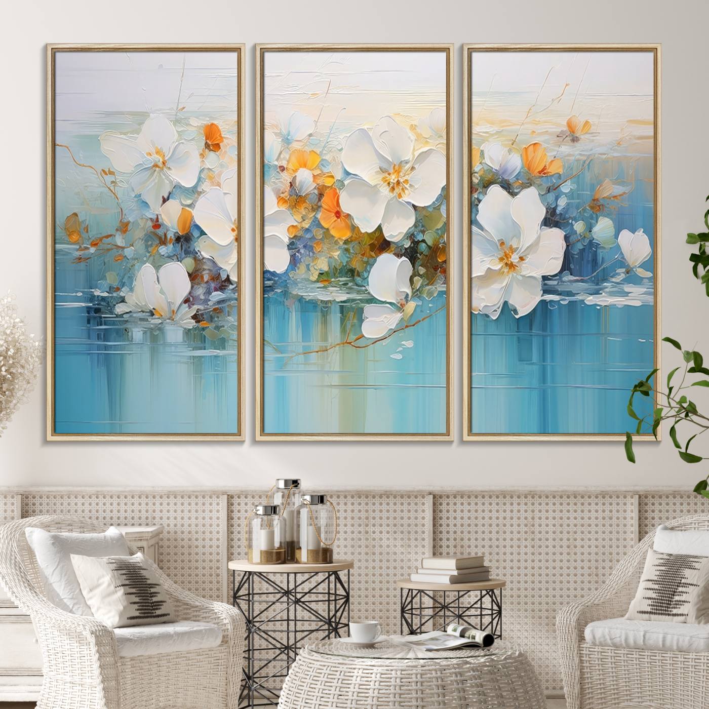 18865-MGV-CV-36X24-Abstract Flower Wall Art Canvas Print