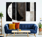 47880-MGV-CV-36X24-Abstract Modern Wabi Sabi Wall Art Canvas Print Set, Minimalist Wall Art, Mid Century Art Print
