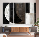 47880-MGV-CV-36X24-Abstract Modern Wabi Sabi Wall Art Canvas Print Set, Minimalist Wall Art, Mid Century Art Print