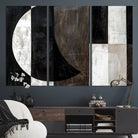 47880-MGV-CV-36X24-Abstract Modern Wabi Sabi Wall Art Canvas Print Set, Minimalist Wall Art, Mid Century Art Print
