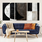 47880-MGV-CV-36X24-Abstract Modern Wabi Sabi Wall Art Canvas Print Set, Minimalist Wall Art, Mid Century Art Print