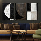 47880-MGV-CV-36X24-Abstract Modern Wabi Sabi Wall Art Canvas Print Set, Minimalist Wall Art, Mid Century Art Print