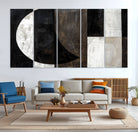 47880-MGV-CV-36X24-Abstract Modern Wabi Sabi Wall Art Canvas Print Set, Minimalist Wall Art, Mid Century Art Print
