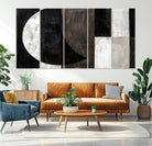 47880-MGV-CV-36X24-Abstract Modern Wabi Sabi Wall Art Canvas Print Set, Minimalist Wall Art, Mid Century Art Print