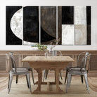 47880-MGV-CV-36X24-Abstract Modern Wabi Sabi Wall Art Canvas Print Set, Minimalist Wall Art, Mid Century Art Print