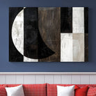 47880-MGV-CV-36X24-Abstract Modern Wabi Sabi Wall Art Canvas Print Set, Minimalist Wall Art, Mid Century Art Print