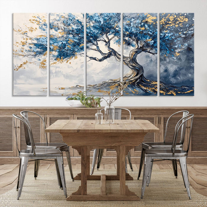 10259-MGV-CV-36X24-Abstract Tree Painting Canvas Wall Art | Tree of Life Painting Wall Art Canvas Print