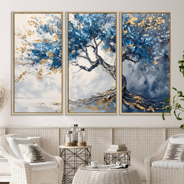 10259-MGV-CV-36X24-Abstract Tree Painting Canvas Wall Art | Tree of Life Painting Wall Art Canvas Print