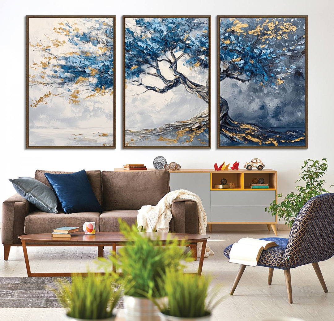 10259-MGV-CV-36X24-Abstract Tree Painting Canvas Wall Art | Tree of Life Painting Wall Art Canvas Print