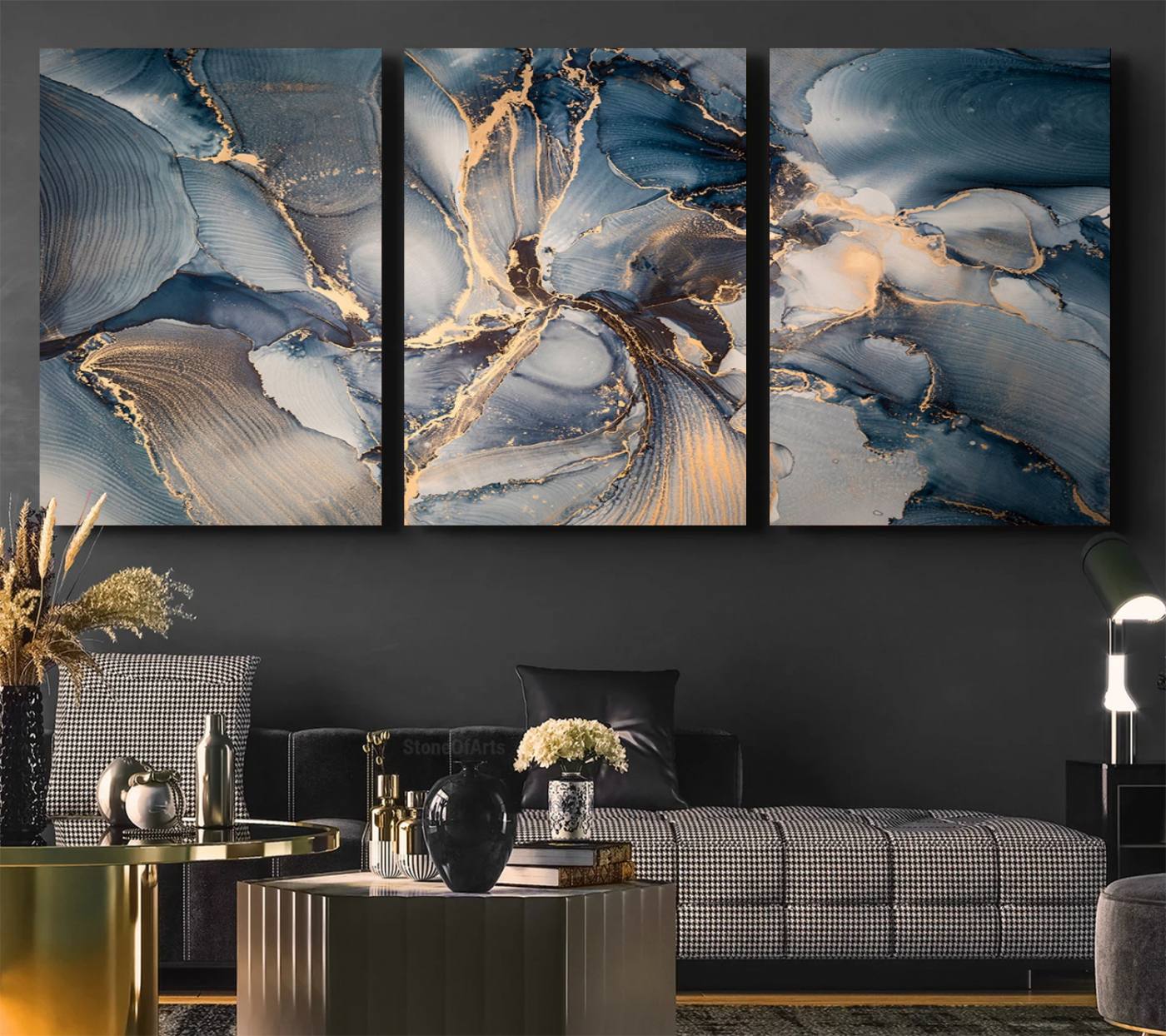 69995-MGV-CV-36X24-Abstract Wall Art Canvas Print for Modern Home Decor