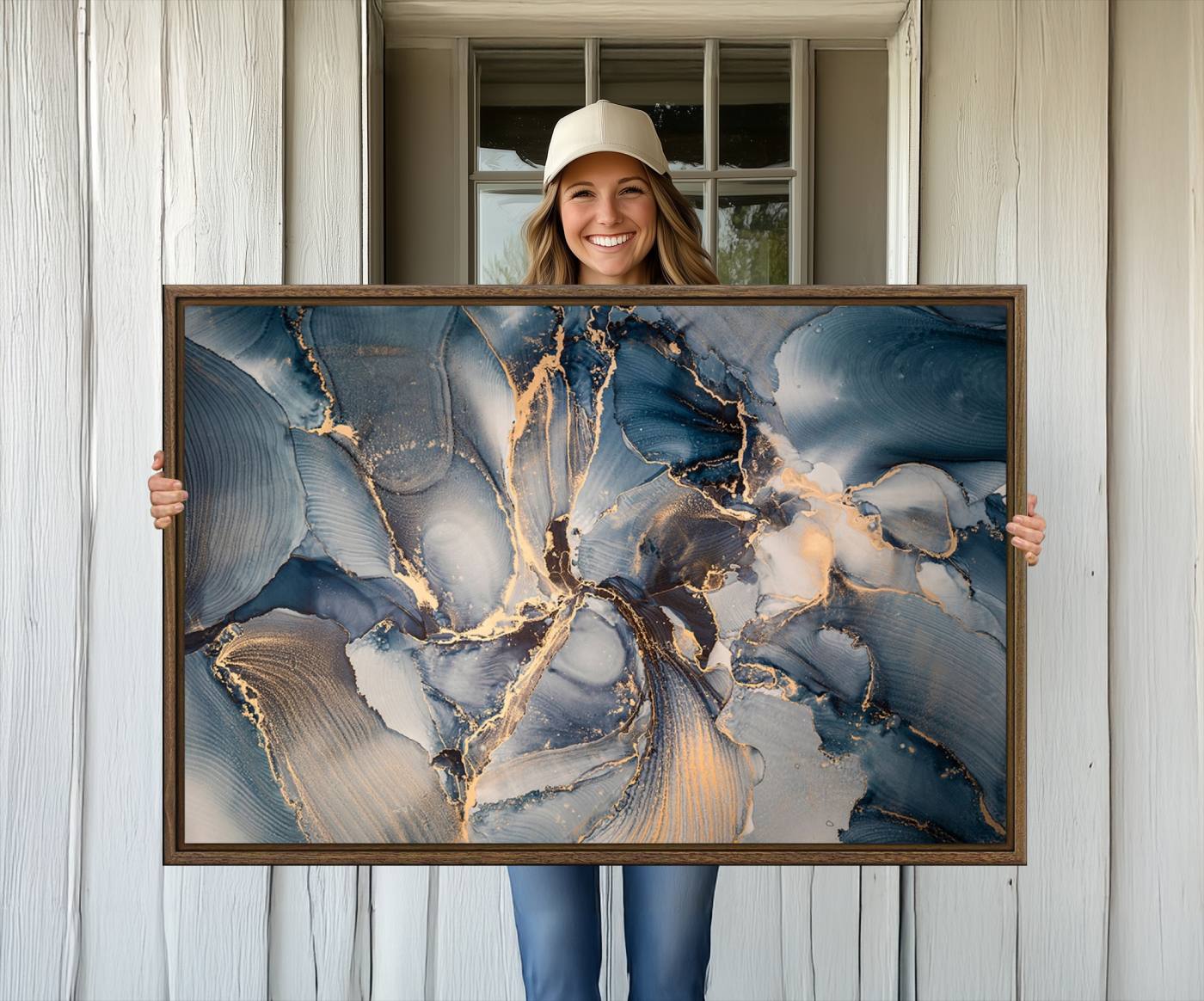 69995-MGV-CV-36X24-Abstract Wall Art Canvas Print for Modern Home Decor