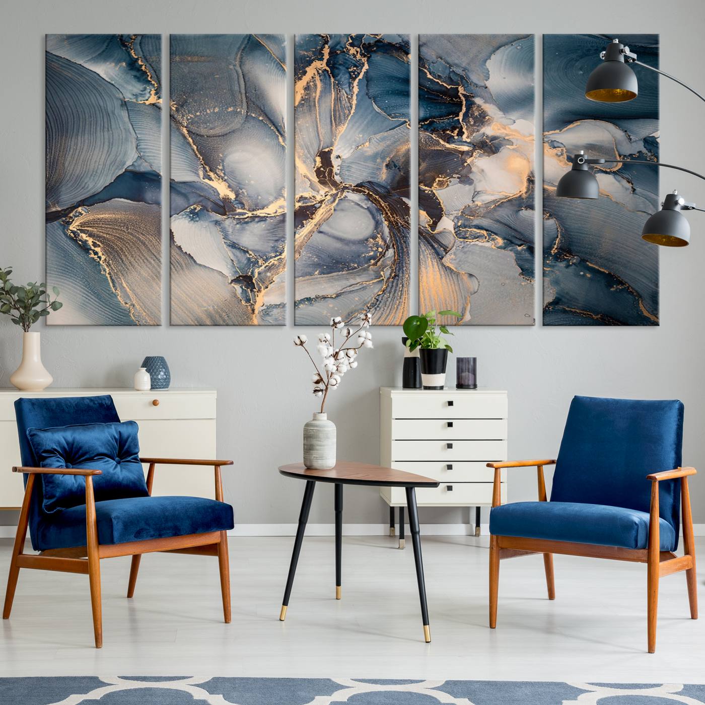 69995-MGV-CV-36X24-Abstract Wall Art Canvas Print for Modern Home Decor