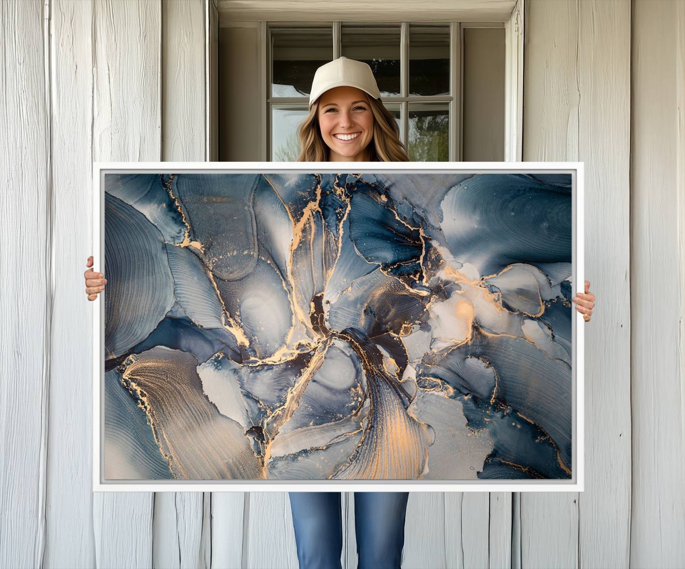 69995-MGV-CV-36X24-Abstract Wall Art Canvas Print for Modern Home Decor