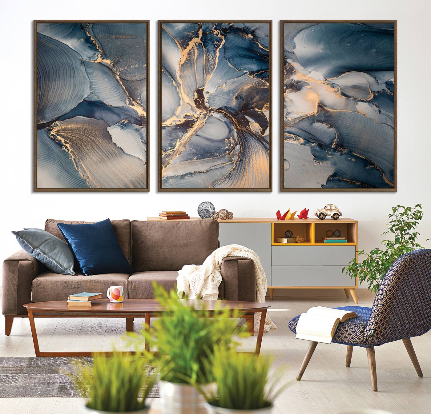 69995-MGV-CV-36X24-Abstract Wall Art Canvas Print for Modern Home Decor