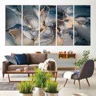 69995-MGV-CV-60X31-5P-Abstract Wall Art Canvas Print for Modern Home Decor