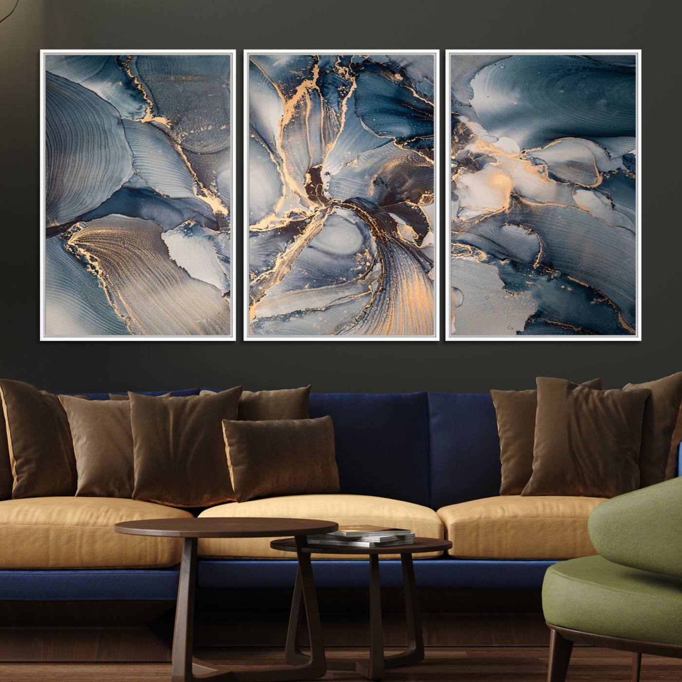 69995-MGV-FC-60X30-3P_White-Abstract Wall Art Canvas Print for Modern Home Decor