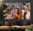 African American Jazz Art Music Abstract Wall Art Painting Canvas Wall Art