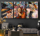 African American Jazz Art Music Abstract Wall Art Painting Canvas Wall Art
