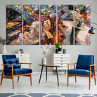 African American Jazz Art Music Abstract Wall Art Painting Canvas Wall Art