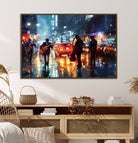 94605-MGV-CV-36X24-African American Jazz Canvas - Abstract Music Wall Art Print - Abstract Jazz Wall Art Framed Prints for Home Decor