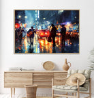 94605-MGV-CV-36X24-African American Jazz Canvas - Abstract Music Wall Art Print - Abstract Jazz Wall Art Framed Prints for Home Decor