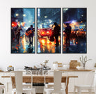 94605-MGV-CV-36X24-African American Jazz Canvas - Abstract Music Wall Art Print - Abstract Jazz Wall Art Framed Prints for Home Decor