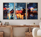 94605-MGV-CV-36X24-African American Jazz Canvas - Abstract Music Wall Art Print - Abstract Jazz Wall Art Framed Prints for Home Decor